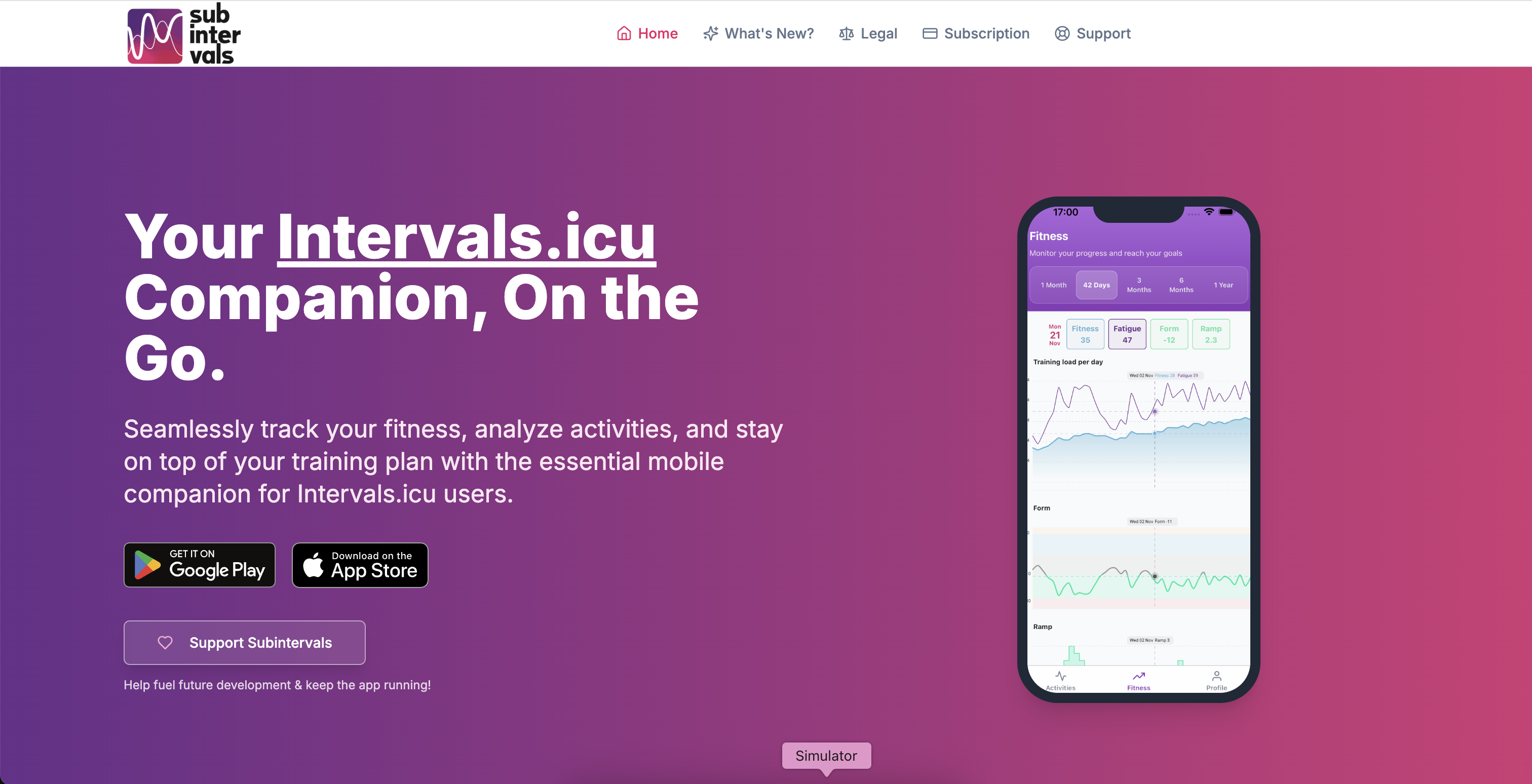 Subintervals project preview
